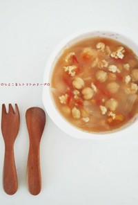 ひよこ豆とトマトのスープ