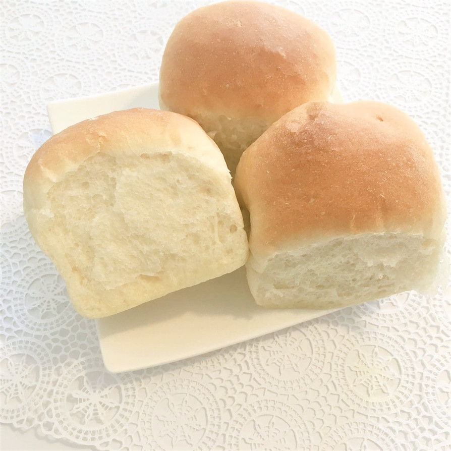 パウンドケーキ型で作る可愛いミニ食パン☆の画像