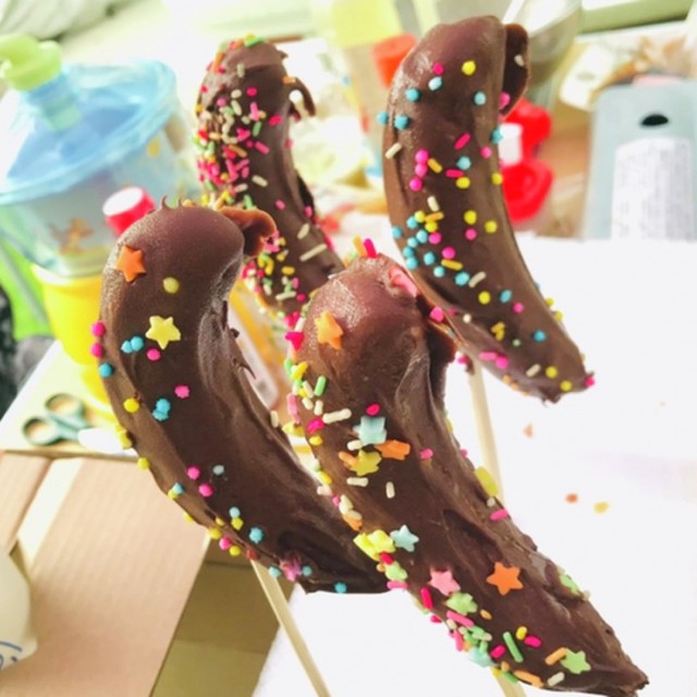 家で屋台のチョコバナナを作ろう 簡単祭り レシピ 作り方 By 体裁よく クックパッド 簡単おいしいみんなのレシピが352万品