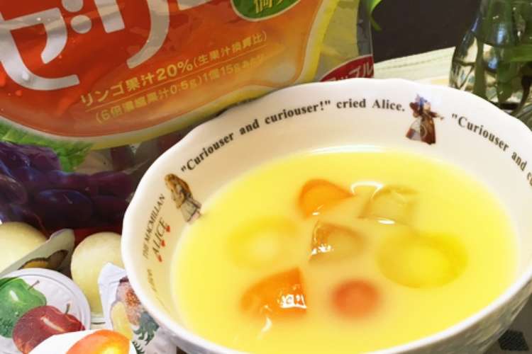 凍らせミニカップゼリー入りジュース レシピ 作り方 By りのりぼんりん クックパッド 簡単おいしいみんなのレシピが356万品