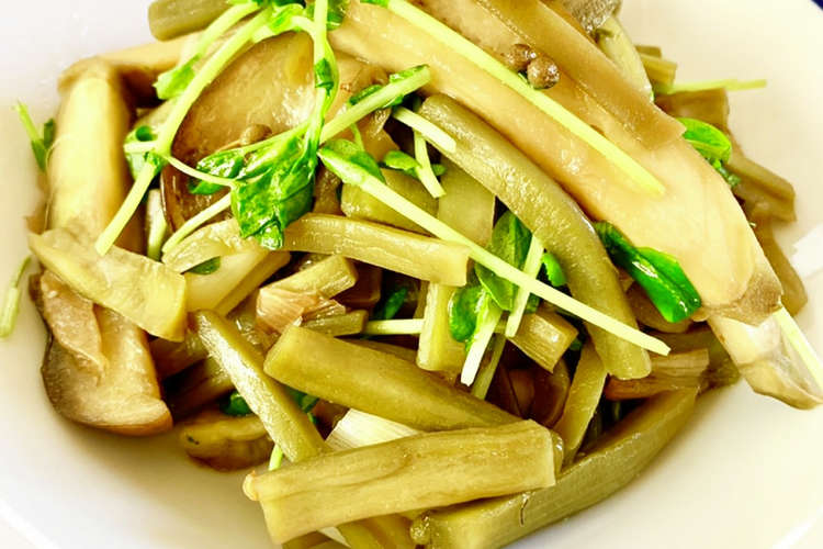 山クラゲの山椒シャキ炒め 茄子豆苗入り レシピ 作り方 By ゆりーずきっちん クックパッド 簡単おいしいみんなのレシピが360万品