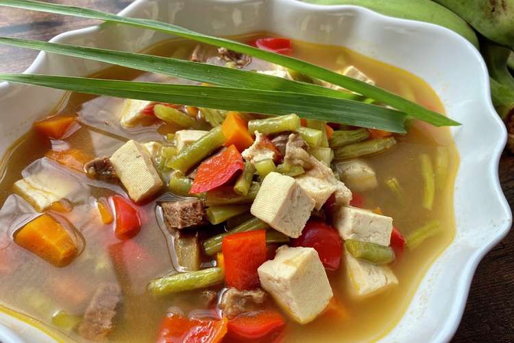 インドネシア 野菜豆腐ビーフのスープ レシピ 作り方 By 横浜発国際料理教室 クックパッド 簡単おいしいみんなのレシピが361万品