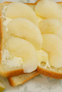 【松戸特産】梨のクリームチーズサンド