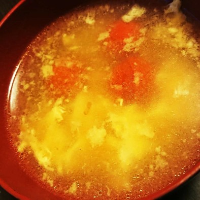 夏でも温か中華スープの写真