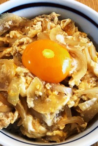 簡単麺つゆ卵丼