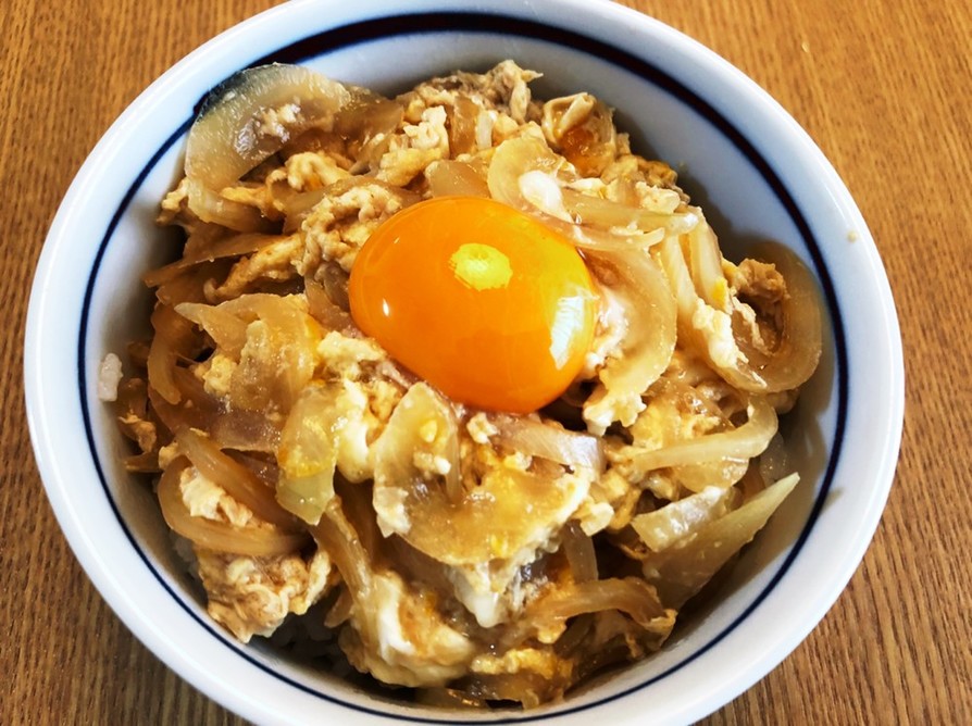簡単麺つゆ卵丼の画像