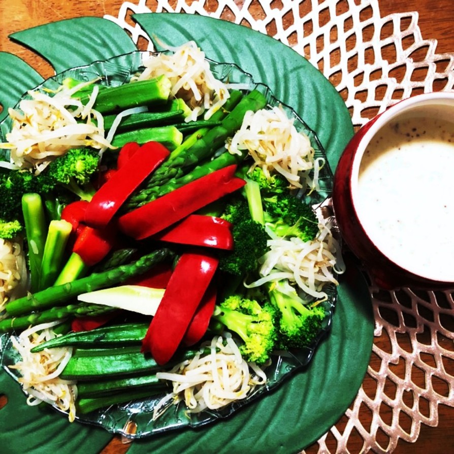 ボイル夏野菜サラダの画像