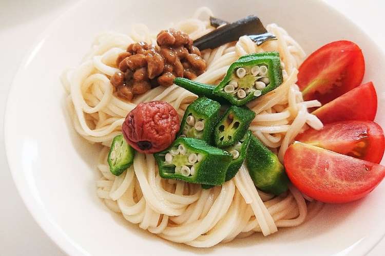 夏のお昼に簡単つるつるぶっかけそうめん レシピ 作り方 By うぅこちゃん クックパッド 簡単おいしいみんなのレシピが360万品