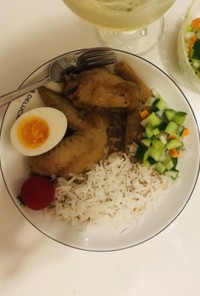フィリピン料理　アドボ(鶏肉と玉子)