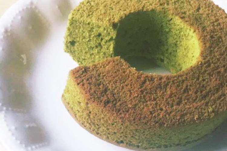 Hmでふわふわ抹茶シフォンケーキ レシピ 作り方 By つざか クックパッド 簡単おいしいみんなのレシピが350万品