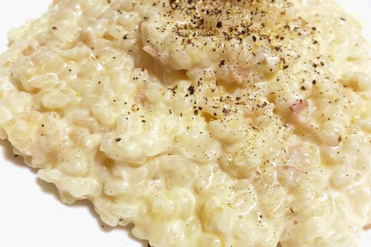 簡単 ベーコンのチーズリゾット レシピ 作り方 By マルコメくんのレシピ クックパッド 簡単おいしいみんなのレシピが376万品