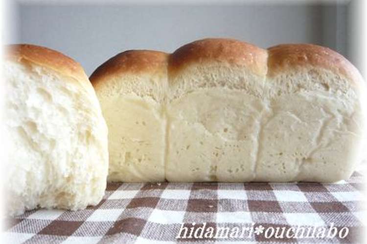 簡単ふわふわミニ食パン パウンド型使用 レシピ 作り方 By ひなのんにゃん クックパッド