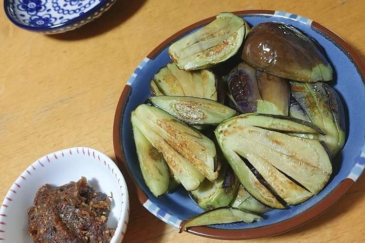 ナス焼き 焼き青唐辛子味噌を添えて レシピ 作り方 By 姫ちいちゃん クックパッド 簡単おいしいみんなのレシピが372万品