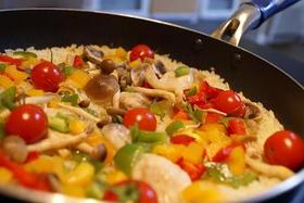 冷蔵庫のお掃除に！！簡単パエリア☆