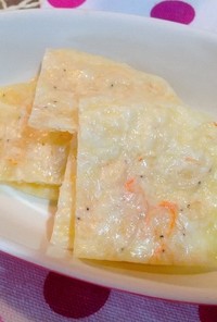 釜揚げオキアミ(桜えび)のチーズおつまみ