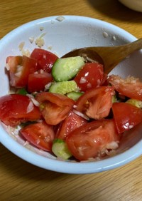 きゅうりとトマトのサラダ