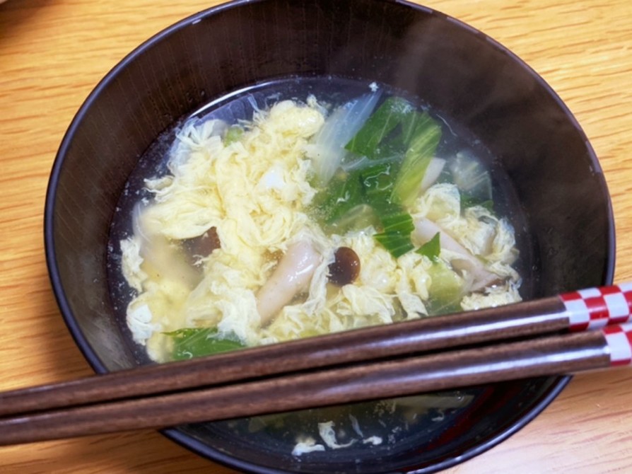 レタスの中華スープの画像