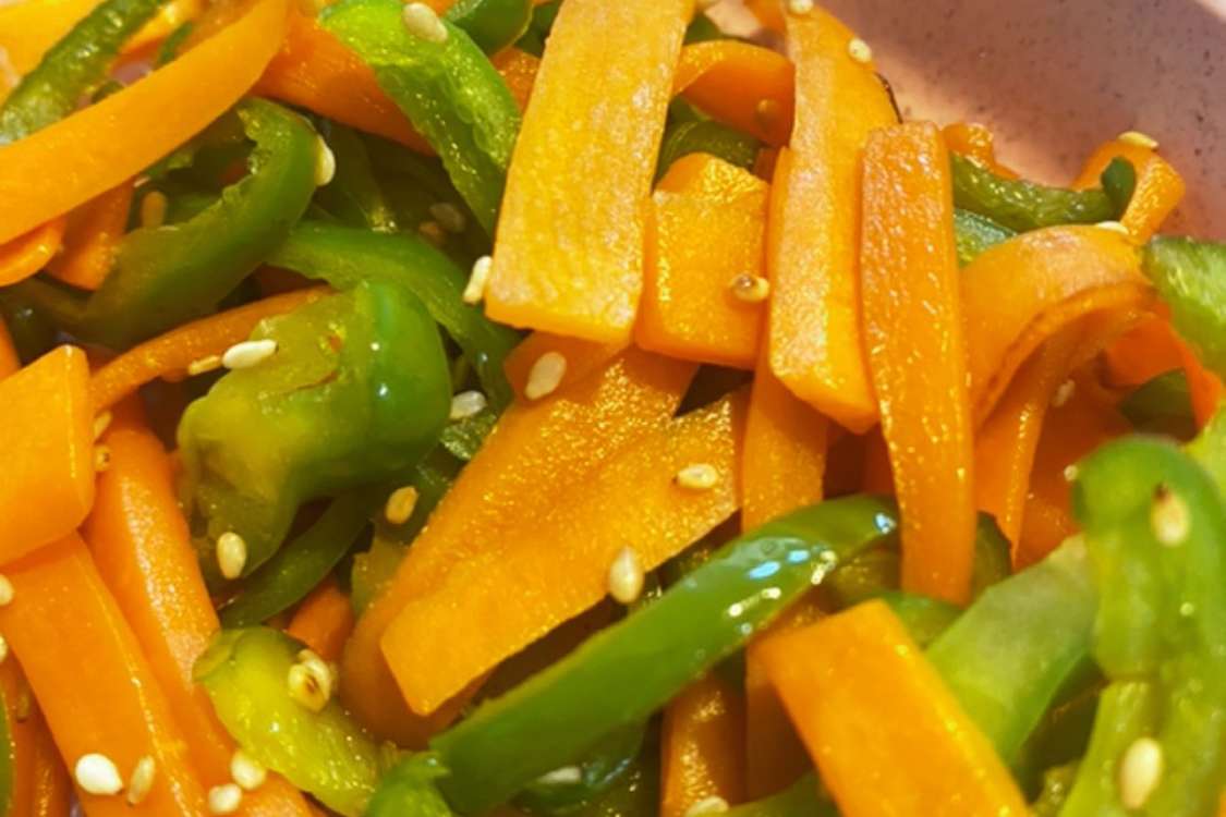 離乳食完了期 にんじんピーマンのきんぴら レシピ 作り方 By ちょっさん クックパッド 簡単おいしいみんなのレシピが378万品