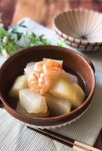 海老の出汁香る＊冬瓜と海老のさっぱり煮