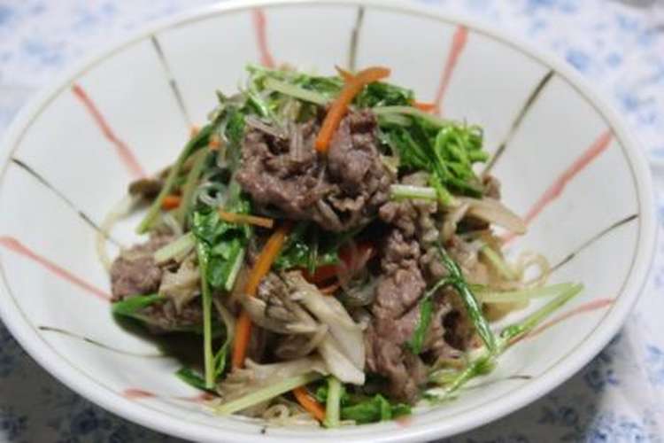 子供も大好き 水菜と牛肉のポン酢炒め レシピ 作り方 By Tomto クックパッド 簡単おいしいみんなのレシピが354万品