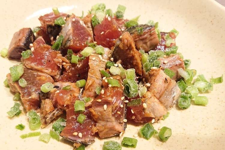 鰹のたたき 韓国風アレンジ レシピ 作り方 By ちぃ助 クックパッド 簡単おいしいみんなのレシピが355万品