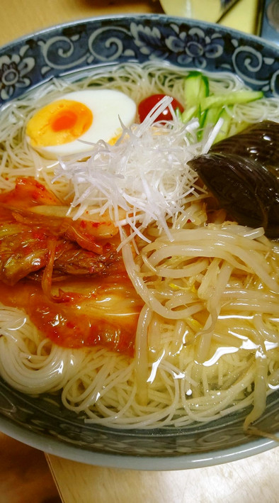 普通の冷麦に飽きたら「韓国冷麺風」の写真