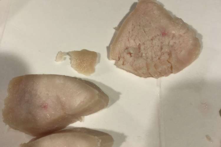Boniq低温調理 鶏胸の下処理 レシピ 作り方 By とまぴっぴ クックパッド
