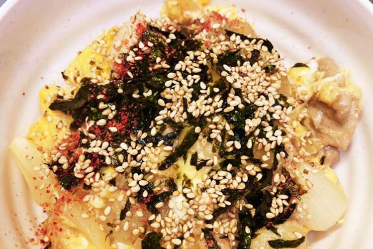 簡単に出来ちゃう 白だしでふわふわ親子丼 レシピ 作り方 By ななみっきー クックパッド 簡単おいしいみんなのレシピが358万品