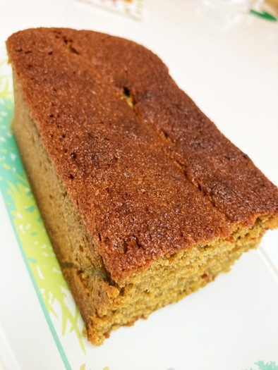 オートミール抹茶パウンドケーキの写真
