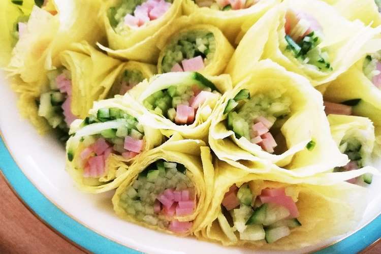 花オクラの生春巻き風 レシピ 作り方 By クックtktkhc クックパッド 簡単おいしいみんなのレシピが361万品