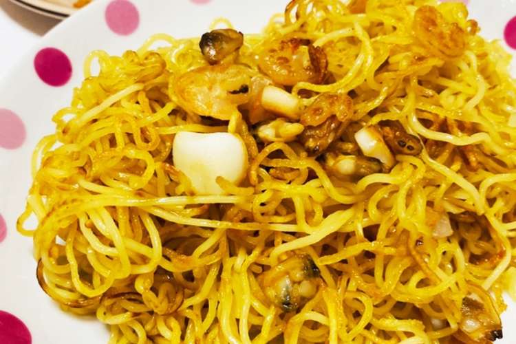 お焦げでパリパリ 海鮮塩焼きそば レシピ 作り方 By ありまる クックパッド 簡単おいしいみんなのレシピが360万品