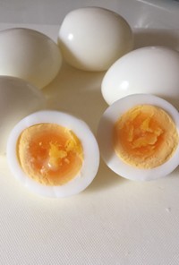 うちの半熟ゆで卵