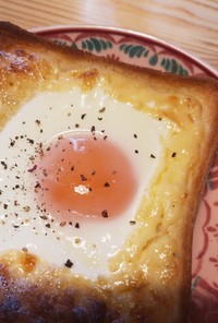 簡単朝食☆卵マヨトースト