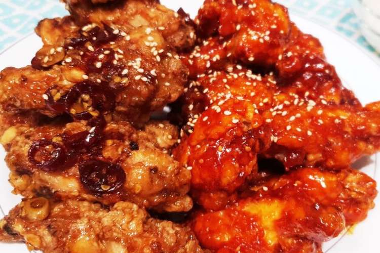 韓国人妻のピリ辛ニンニク醤油の韓国チキン レシピ 作り方 By きむはるる クックパッド 簡単おいしいみんなのレシピが360万品