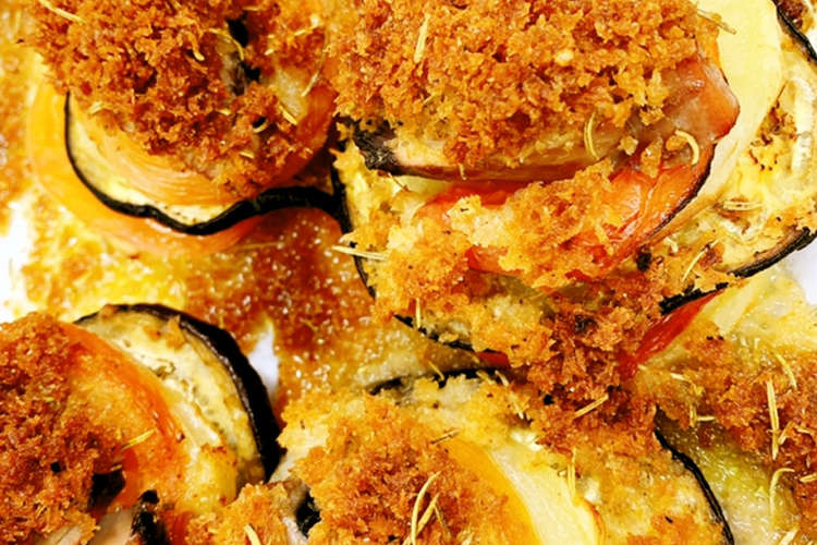 鯵と野菜の香草パン粉重ね焼き レシピ 作り方 By ハニービーキッチン クックパッド 簡単おいしいみんなのレシピが361万品