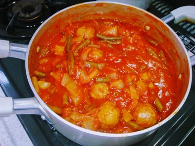 コク深トマト煮の写真