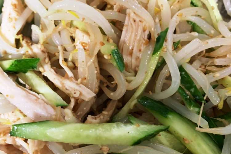 簡単 きゅうりとチキンともやしのサラダ レシピ 作り方 By みつをパパ クックパッド 簡単おいしいみんなのレシピが367万品