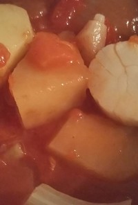 片手鍋30分⭐️トマト味ジャガイモスープ