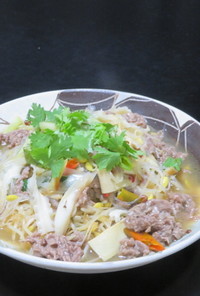 家で作れる四川風麻辣麺☆シビレ辛い３種麺