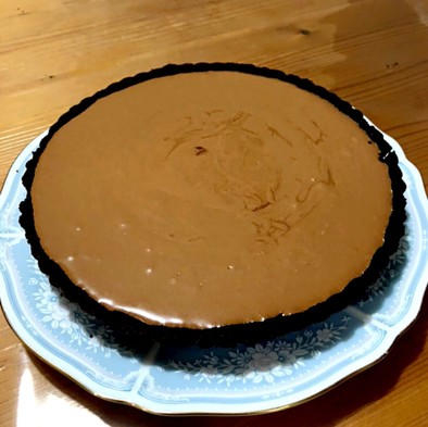 チョコレートムースのタルトの写真