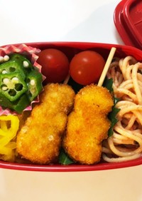 のっけ弁当(冷凍庫整理のお弁当)