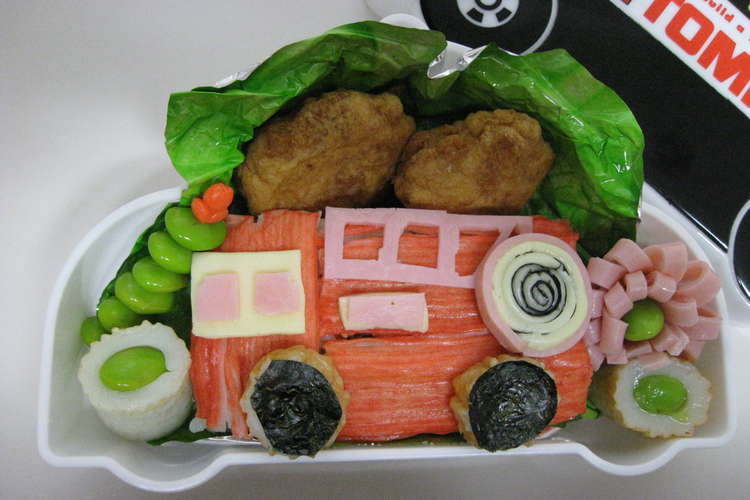 キャラ弁車シリーズ２ 消防車弁当 レシピ 作り方 By リツブー クックパッド 簡単おいしいみんなのレシピが352万品