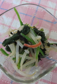 青菜と海苔の和え物