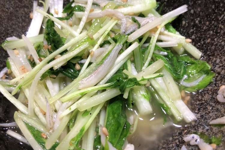 水菜としらすのさっと炒め レシピ 作り方 By ともよし クックパッド 簡単おいしいみんなのレシピが361万品