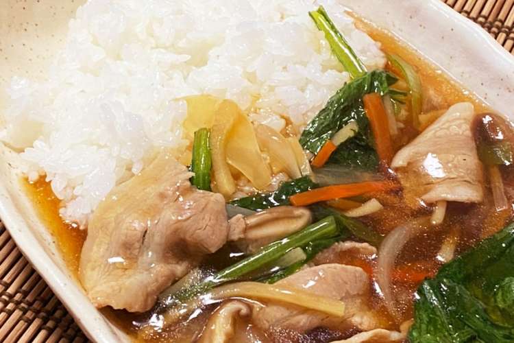 豚肉と筍の細切りあんかけご飯 レシピ 作り方 By No No クックパッド 簡単おいしいみんなのレシピが357万品