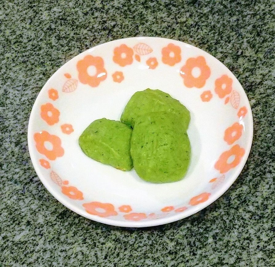 ☆たこ焼き粉と小松菜のおかずクッキー☆の画像