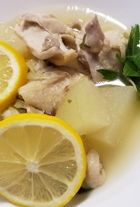 チキンとトロトロ冬瓜のレモン煮