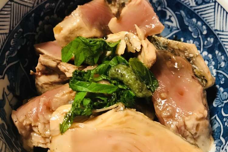 めんつゆ ポン酢タレ 鰹のたたき丼 レシピ 作り方 By Bistromiti クックパッド 簡単おいしいみんなのレシピが374万品