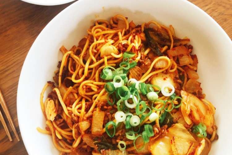 韓国風焼きそば レシピ 作り方 By まひたん1号 クックパッド 簡単おいしいみんなのレシピが361万品