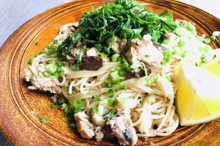 レモンで爽やか さば缶そうめんチャンプル レシピ 作り方 By ユルチエ クックパッド 簡単おいしいみんなのレシピが352万品